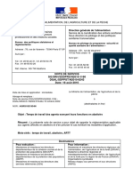 Bureau Des Politiques Statutaires Et Réglementaires Bureau Du Pilotage Du Programme Sécurité Et Qualité Sanitaire de L'alimentation