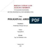 Poligonal Abierta