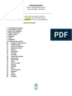 Sopa de Letras Macroeconomía