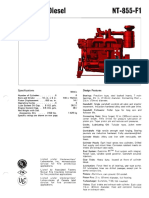 Cummins NT 855 f1 Specs