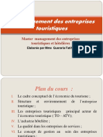 Cours Management Des Entreprises Touristiques