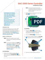 BAC-5900 Series Controller: Installation Guide