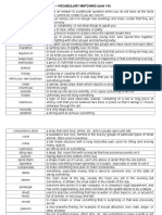 A2 Vocabulary Matching