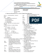 Pts Soal Bahasa Inggris Kelas 8