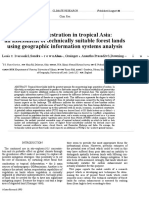 Carbon Sequestration in Tropical Asia: An Assessment of Technically Suitable Forest Lands Using Geographic Information Systems Analysis