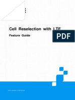 ZTE UMTS Cell Reselection With LTE Feature Guide PDF