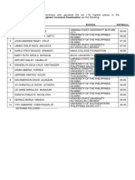 October 2017 Geodetic Engineer Licensure Examination Are The Following