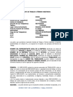 Esquema de Un Contrato de Trabajo