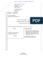 Complaint, LegalForce RAPC v. The United States Patent & Trademark Office (FOIA), September 23, 2019 (United States District Court, Northern District of California, 19-cv-05935)