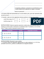 Examen Diagnostico Primer Semestre Bachillerato