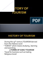 CH 2 History of Tourism