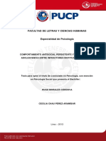 2013 - Hugo Morales - Compartamiento Antisocial Persistente y Limtado A La Adolescencia Entre Infractores Institucionalizados PDF