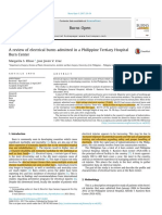 A Review of Electrical Burns Admitted in A Philippine Tertiary Hospital Burn Center