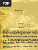 Extraction: Vikrant Saluja Faculty of Pharmaceutical Sciences PCTE Group of Institutes, Ludhiana Punjab, India