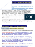 Analysis Methods of Piled Raft Foundations: References