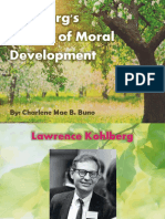 Kohlberg's Theory of Moral Development: By: Charlene Mae B. Buno