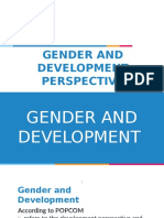 Gender and Development Perspective