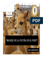 Manejo de La Vicuna en El Peru PDF