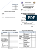 Parent/Guardian'S Signature: Attendance Record Department of Education