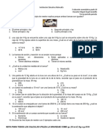 Evaluacion Leyes de Newton