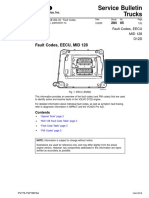 Service Bulletin Trucks: Fault Codes, EECU, MID 128