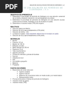 Practica 8. Analisis de Una Solucion de Peroxido de Hidrogeno I y II