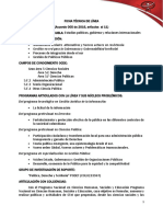 Linea de Investigación - Estudios Políticos, Gobierno y Relaciones Internacionals PDF