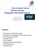 Introduction To Space Science Remote Sensing Geographic Information Science