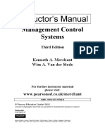 Instructors Manual Management Control Sy