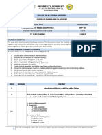 Fundamentals of Radiologic Physics Course Outline