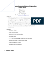 High Temperature Corrosion Failure of Super Alloy Turbine Blades PDF