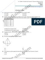 Grade 3 AMO: Choose Correct Answer(s) From The Given Choices