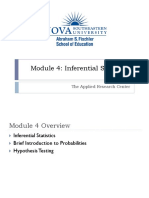  Inferential Statistics