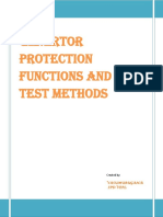 Genertor Protection Functions and Test Methods: Created by