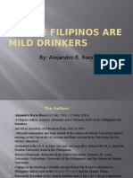 We The Filipinos Are Mild Drinkers PDF