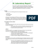 Formal Laboratory Report