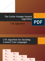 The Cocke-Younger-Kasami Algorithm 1