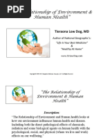 Environment Human Health Description PDF