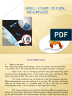 Wireless Mobile Charging Using Microwaves