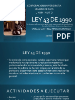 Ley 43 de 1990 Diapositivas