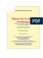 Theorie - Evolution Économique Schumpeter Intro