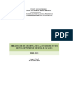 Stratégie de Croissance Acclérée Et de Développement Durable Revisée 2018-2021