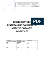 PR-GI-02 - Proced. Identificación y Evaluación Aspectos Ambientales