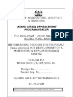 Kenya Cereal Enhancement Programme/Kcep) : Issued by The Public Procurement Oversight Authority: January, 2007