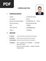 Curriculum Vitae Luis Acha