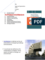 Ch10-Product Architecture