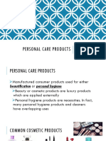 Personal Care Products