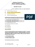 Segundo Taller I-2015 Economia III Respuesta