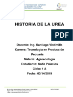 Historia de La Urea