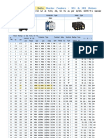 L& T Type 2 Selection Chart